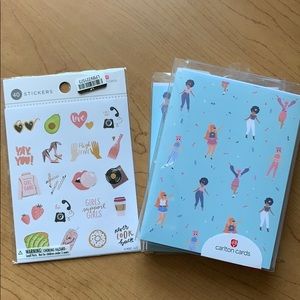 “Girls” Cards (20 Ct) + Sticker bundle